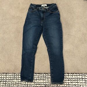 Abercrombie & Fitch Curve Love High Rise Super Skinny Ankle Jean